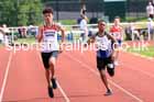 Boys Under-13s 200 metres, 2024 North Eastern Track and Field Champs., Middlesbrough.  Photo: David T. Hewitson/Sports for All Pics